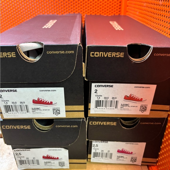 Converse Chuck Taylor Kids Low Top Red - Picture 8 of 8